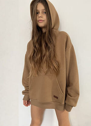Bluza  Hoodie Camel