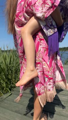 Kimono Fiori  Rosa
